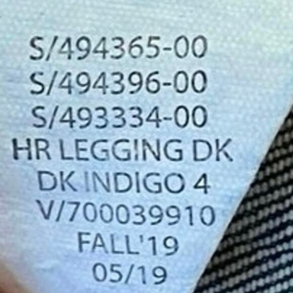 Gap Denim‎ High Rise Legging 2/26 Regular Dark Indigo Raw hem - Excellent - Picture 11 of 14